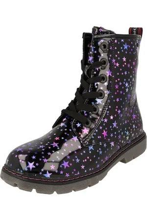 TOM TAILOR 4270160031 Modne kozaki, Black-Multi, 39 EU, , 39 eu