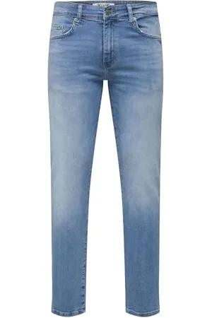 Only & Sons Męskie dżinsy slim fit ONSWEFT średnia talia, normalny krój, , 33W / 32L