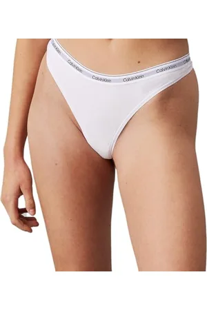 Calvin Klein 3 sztuki majtek stringi damskie nowoczesne logo, , XL
