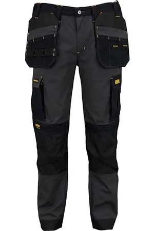 DeWalt Albany Męskie spodnie slim fit, Pro-Stretch, Rip Stop, kieszeń na kaburę, robocze spodnie cargo, , 30W / 33L