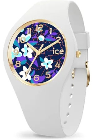 Ice-Watch ICE flower Digital purple - zegarek damski z silikonowym paskiem - 021734 (Small)