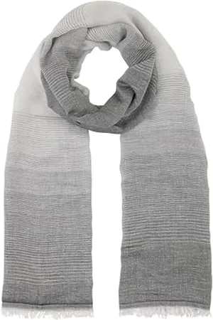 TOM TAILOR 1044047 Szal, 36564-Black Grey Stripe Design, One Size, , jeden rozmiar