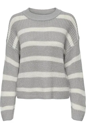 JDY Justy L/S Stripe Sweter KNT Noos, , XL