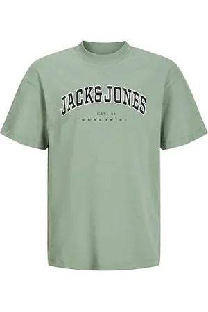 JACK & JONES Koszulka chłopięca Jjecaleb Varsity Tee Ss O-Neck Sn Mni T-Shirt, , 110