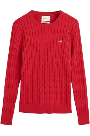 GANT Rozciągliwy bawełniany kabel w kształcie litery C Sweter Kobiety, ,XS
