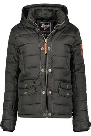 Geographical Norway Dacili Lady Damska kurtka wiatrówka outdoorowa - Damska kurtka z długim rękawem - Płaszcz przeciwdeszczowy na wędrówki, wiosna, lato, jesień, zima ( S), , S