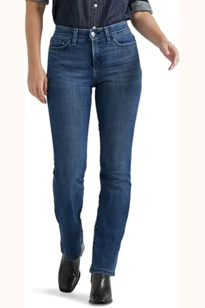 Lee Damskie dżinsy Ultra Lux Comfort z Flex Motion Bootcut, Otwarte morza, 32-Kr�tki