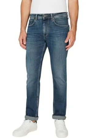 Pepe Jeans Męskie proste dżinsy Pm207393, dżinsy, niebieskie, 31W/32L, , 31W / 32L