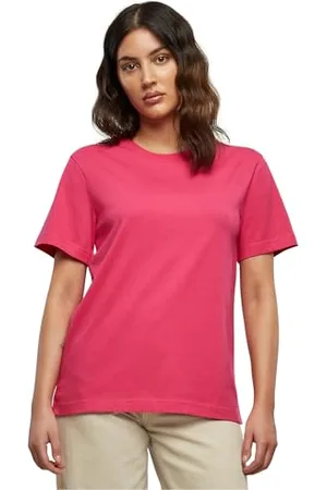 Build Your Brand Damska koszulka damska Everyday Tee, luźny t-shirt dla kobiet o wyglądzie oversize, bawełna, rozmiary XS - 5XL, , 4XL
