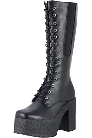Lamoda Sorrowful Platform Calf Boots, EU 41, , 41 EU