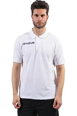 Givova MA005-0003-6XS koszulka polo, biała, 6XS dla mężczyzn