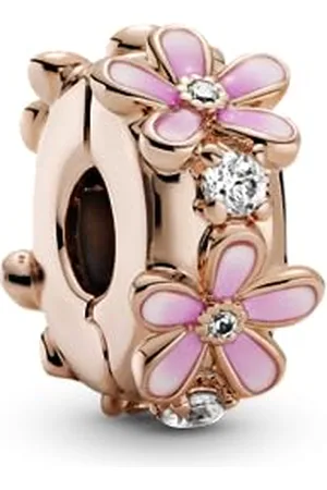PANDORA Clip margarita rosa 788809C01 mujer rosé