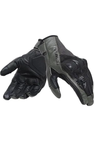 Dainese Męskie rękawice Karakum Ergo-Tek, czarne/wojskowa zieleń, M, , M