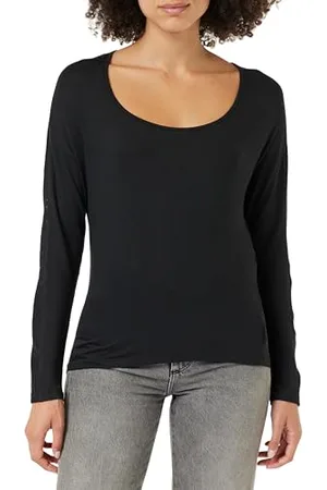 Calvin Klein Koszulki damskie L/S Curve Neck, , S