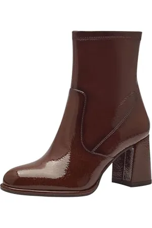 Tamaris Damskie buty 1-25357-41, modne buty, brązowe patent, 39 EU, , 39 EU