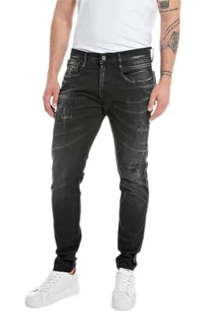 Replay Męskie dżinsy slim fit, kolekcja Bronny Maestro, , 27W / 32L