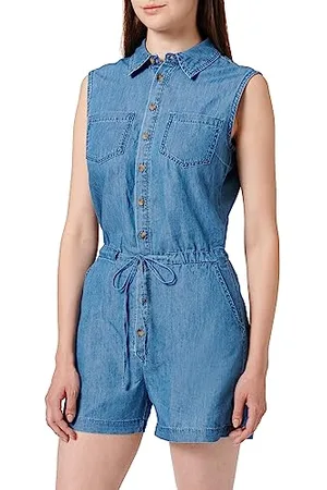 ONLY Damski kombinezon ONLMILEN SL DNM Playsuit BJ Jumpsuit, Medium Blue Denim, 38