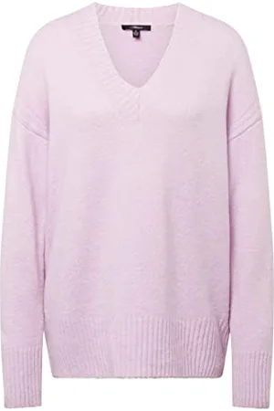 Mavi Damski sweter z dekoltem w serek, Fair Orchidee, mały, , S