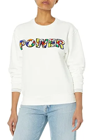 Desigual Bluza damska Sweat_Power 1000, biała, XXL, , XXL