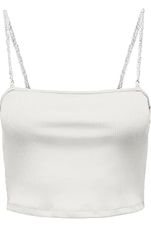 ONLY Onlunina Life S/L Pearl JRS Crop-Top damski, , XL