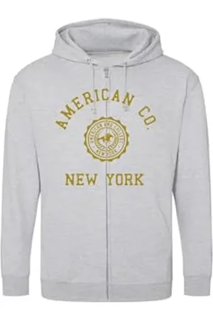 American College Bluza sweter z nadrukiem ciepłe ubrania mieszane mężczyźni i kobiety na co dzień model ACSZW4 MELL L, , L