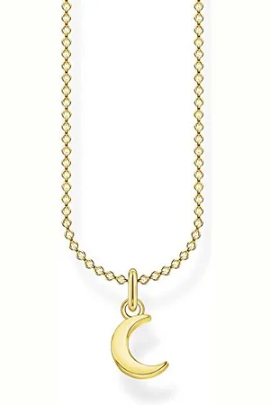 Thomas Sabo Damski naszyjnik księżyc 925 srebro wysokiej próby 38-45 cm długość