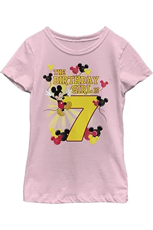 Disney Characters Mickey Birthday 7 Girl