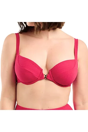 Sans Complexe Bez Complexe Glamourous Teksturowy Top Strój kąpielowy z fiszbinami, , 95D Kobiety, , 80D