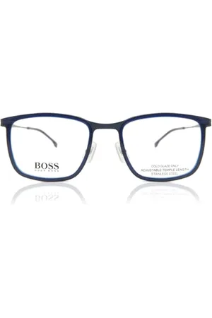 HUGO BOSS 1243 Okulary przeciwsłoneczne, IPQ/21 MTTBLU Blue, 55 Unisex, , 55