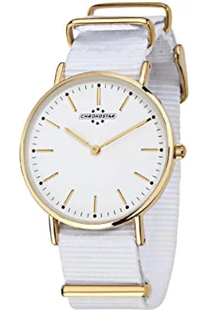 Chronostar Damski analogowy zegarek kwarcowy z nylonową bransoletką R3751252503