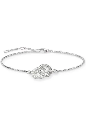 Thomas Sabo Damska bransoletka Together Forever cyrkonia srebro wysokiej próby 925 A1551-051-14