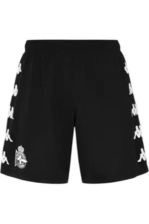 Kappa Unisex dziecięce spodenki Kombat Ryder Rc Deportivo, czarny/biały, 12 lat