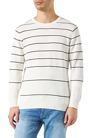 Hackett Męski sweter Breton Stripe Crew, , M