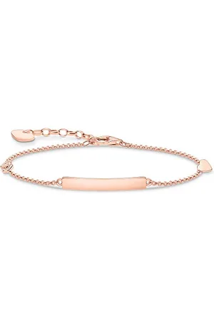 Thomas Sabo Klasyczna bransoletka z sercem Infinity , srebro wysokiej próby 925, długość 16-19 cm