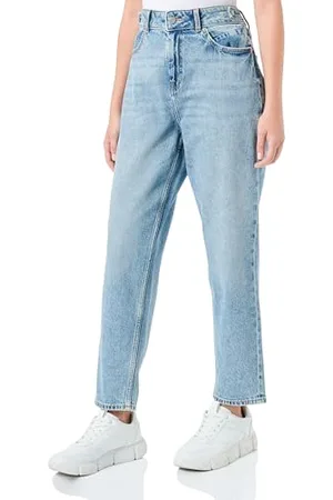 QS by s.Oliver Sales GmbH & Co. KG/ Damskie spodnie jeansowe Mom Fit Tapered Leg Jeans spodnie Mom Fit Tapered Leg, , 34