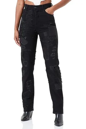 Replay Damskie dżinsy z wysokim stanem ninetees fit Jaylie Maestro kolekcja, , 24W / 28L