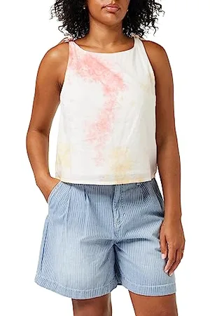 Mustang Damski styl Evi Bow Top koszulka na ramiączkach/Cami Shirt, , 36, , 36