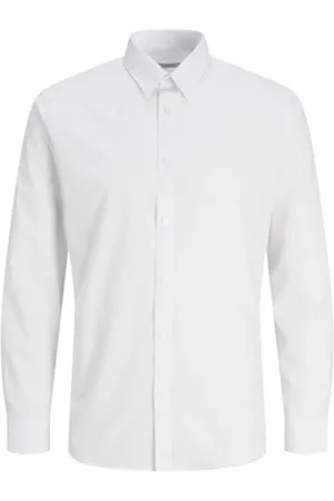 JJ Męska koszula Jrebgavin Solid Shirt Ls Noos, , XXL