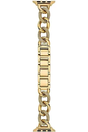 Michael Kors Bransoleta Kompatybilna z Zegarkami Apple Watch, 38, 40, 41 I 42, 44, 45, 49, Złota Bransoleta ze Stali Szlachetnej, Mks8059E