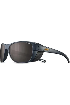 Julbo Unisex J5019412 okulary przeciwsłoneczne, ciemnoniebieskie matowe/czarne, L, Ciemnoniebieski matowy/czarny., L