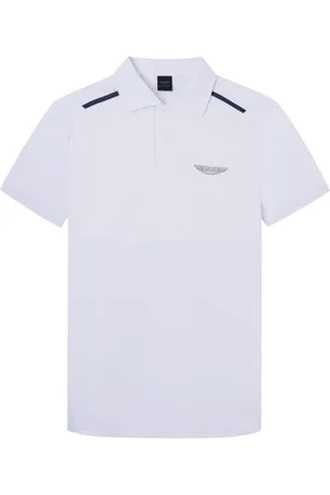 Hackett Męska koszulka polo Heritage Crew, biała, S, , S