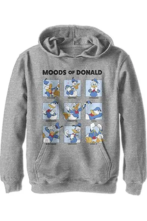 Disney Chłopięca bluza z kapturem Donald Moods, sportowa bluza z kapturem, rozmiar L, , L