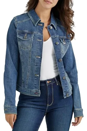 Wrangler Wrangler Kobiety Zfwj1A8 Kurtka, Niebieski, M