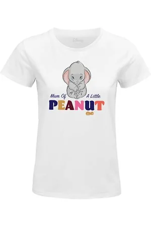 Disney "Dumbo - Mummy Little Peanut " WODUMBOTS014 Koszulka damska, biała, rozmiar XXL, , XXL