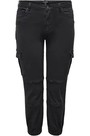 ONLY Damskie spodnie cargo Curvy, , 48W / 32L