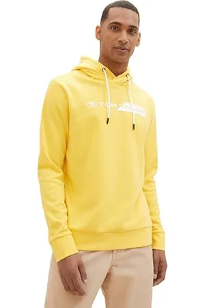 TOM TAILOR Męska bluza z kapturem z nadrukiem logo, , XL