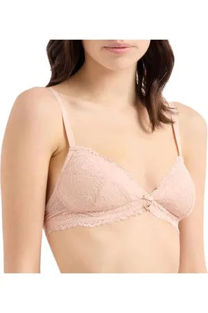 Emporio Armani Wieczny koronkowy wyściełany trójkątny biustonosz , , XS