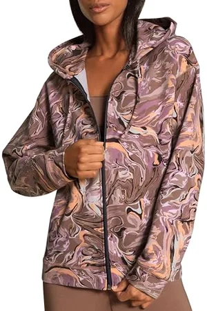 Calida Damska 100% Nature Relax, Truffle Brown Print, standardowa