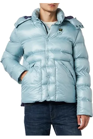 Blauer Kurtki Krótkie Wyściełane Wata Kurtka Męska, , 3XL