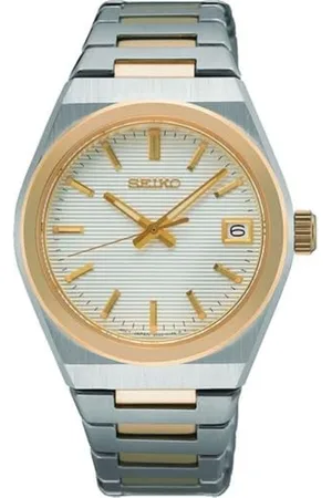 Seiko Damski analogowy zegarek kwarcowy z bransoletką ze stali nierdzewnej SUR578P1